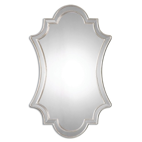 Elara Antiqued Silver Wall Mirror by Uttermost Lighting