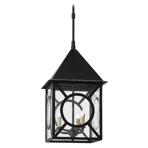 Currey and Company Lighting Ripley Outdoor Lantern in Midnight Finish by Currey & Company 9500-0008
