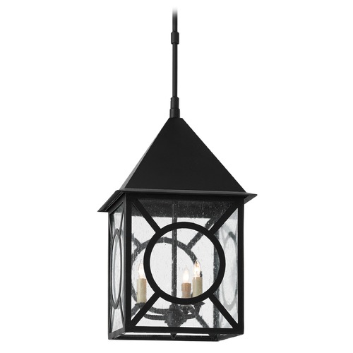 Ripley Outdoor Lantern in Midnight Finish by Currey & Company