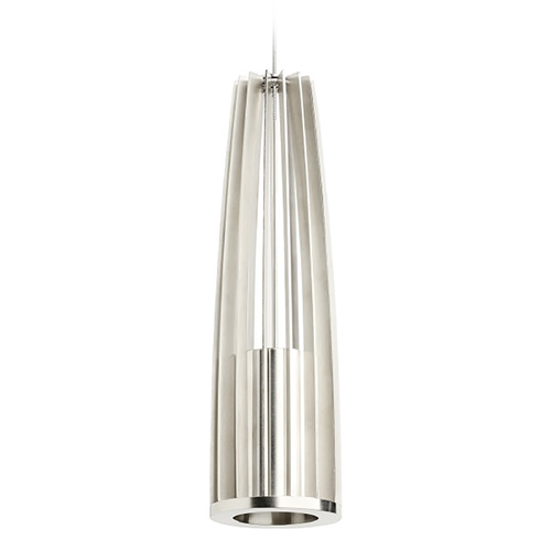 Visual Comfort Modern Collection Evox Monopoint LED Mini Pendant in Nickel by Visual Comfort Modern 700MPEVOS-LED930