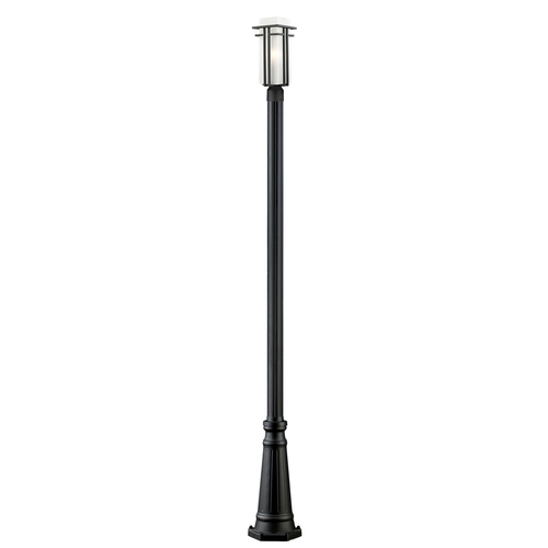 Z-Lite Abbey Black Post Light by Z-Lite 549PHMR-519P-BK