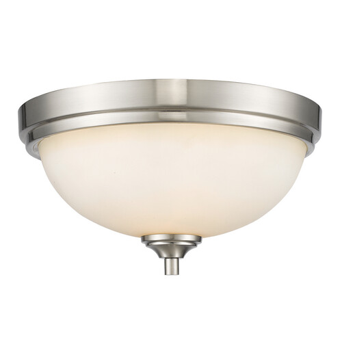 Z-Lite Bordeaux Brushed Nickel Flush Mount by Z-Lite 435F2-BN