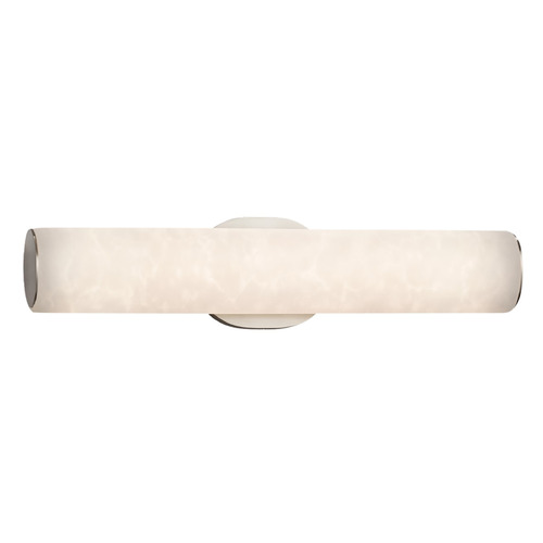 Justice Design Group Elliptic Brushed Nickel LED Vertical Bathroom Light