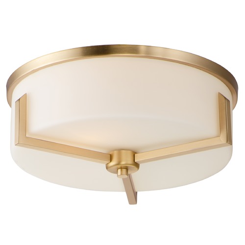 Maxim Lighting Dart Satin Brass Flush Mount by Maxim Lighting 21280SWSBR