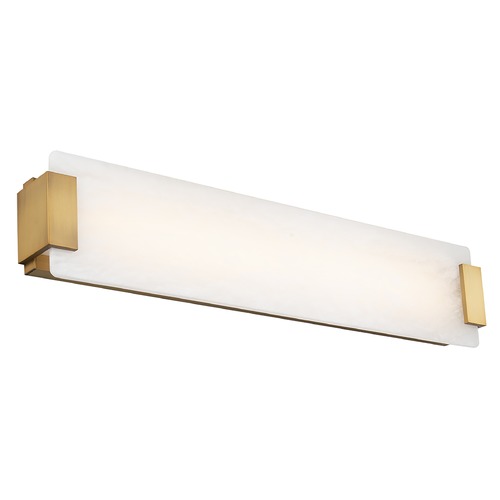 Quarry Aged Brass LED Vertical Bathroom Light by Modern Forms
