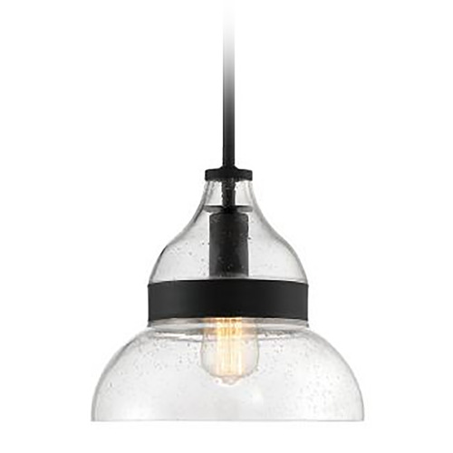 Smyth Flat Black Pendant by Craftmade Lighting