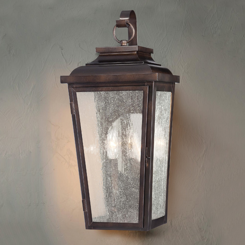 Minka Lavery Seeded Glass Outdoor Wall Light Bronze by Minka Lavery 72170-189