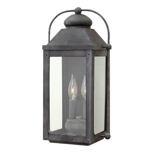 Anchorage 17.75-Inch Aged Zinc Outdoor Wall Light by Hinkley Lighting