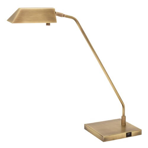 Newbury Antique Brass LED Table Lamp by House of Troy Lighting