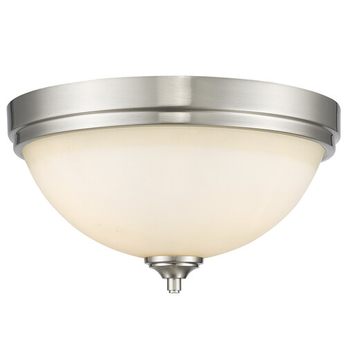 Z-Lite Bordeaux Brushed Nickel Flush Mount by Z-Lite 435F3-BN