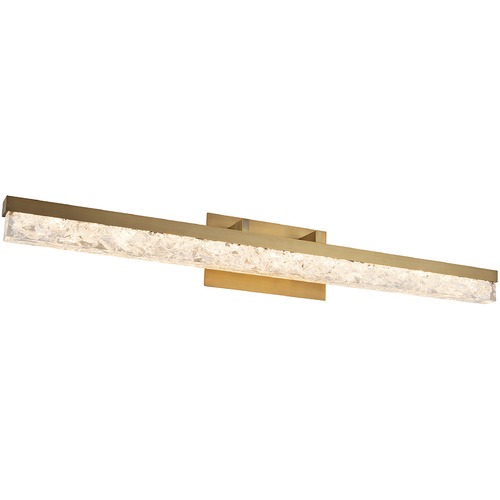 Minx Aged Brass LED Vertical Bathroom Light by Modern Forms