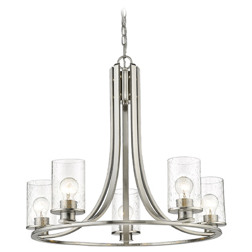 Beckett Brushed Nickel Chandelier by Z-Lite