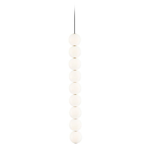 Visual Comfort Modern Collection Orbet 9-Light LED Pendant in Natural Brass by Visual Comfort Modern 700TDOBT9NB-LED927