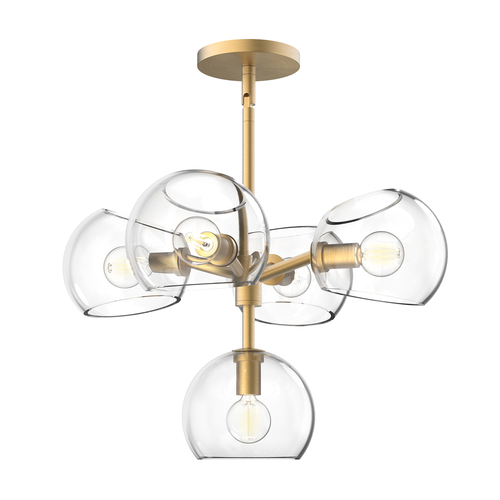 Alora Lighting Willow Brushed Gold Chandelier