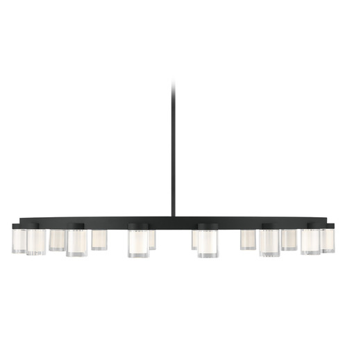 Kelly Wearstler Esfera 277V 44-Inch LED Chandelier in Black by Visual Comfort Modern