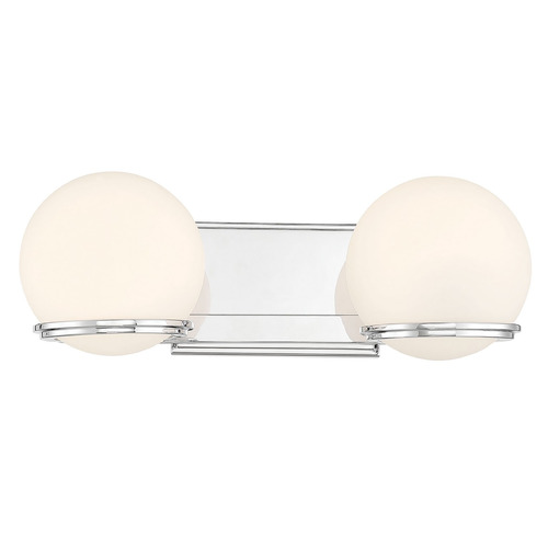 Hollywood Nights Chrome LED Bathroom Light by Minka Lavery