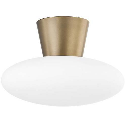 Troy Lighting Brody Patina Brass Flushmount Light