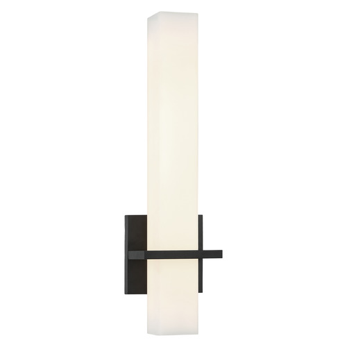Matteo Lighting Rindlen Matte Black LED Sconce by Matteo Lighting S15518MB