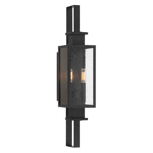 Savoy House Lighting Ascott Matte Black Outdoor Wall Light