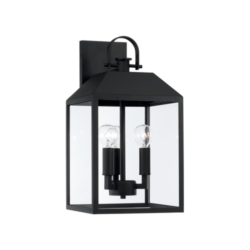 Capital Lighting Nelson Black Outdoor Wall Light