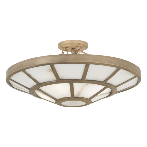 Istria 4-Light Semi-Flush Mount in Ashen Gold by Metropolitan Lighting