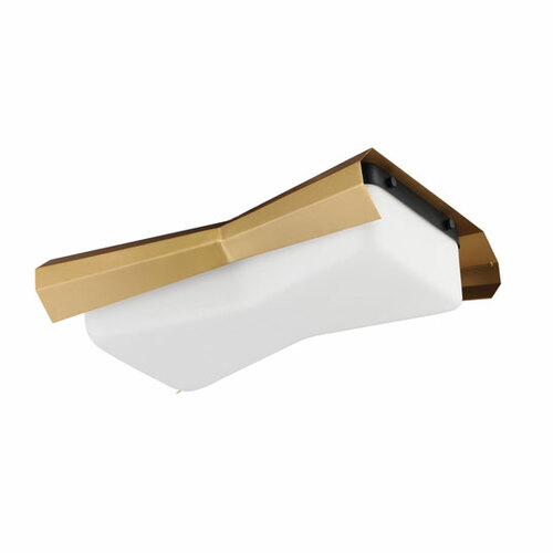 Maxim Lighting Rizzo 2-Light Flush Mount in Black & Antique Brass by Maxim Lighting 10819SWBKAB