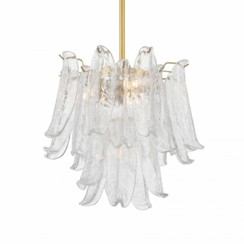 Regent 4-Light Chandelier in Legacy Brass by Metropolitan