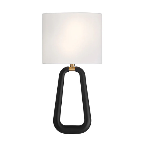 Crystorama Lighting Jori 2-Light Wall Sconce in Aged Brass & Black by Crystorama Lighting JOR-7352-AG-MK