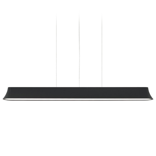 Visual Comfort Modern Collection Zhane 49-Inch Black Rubberized LED Linear Light  by Visual Comfort Modern 700LSZHN49B-LED
