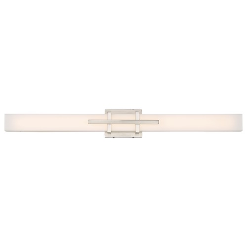Grill Polished Nickel LED Bathroom Light by Nuvo Lighting