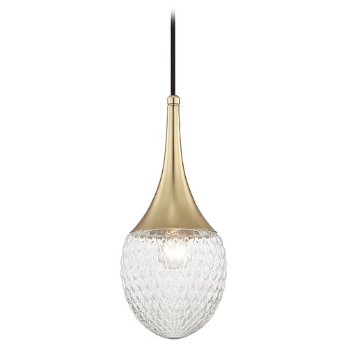 Mitzi by Hudson Valley Bella Pendant in Brass by Mitzi by Hudson Valley H114701A-AGB