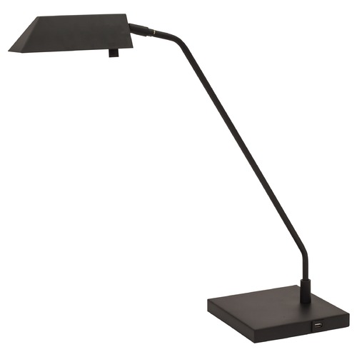 House of Troy Lighting House of Troy Newbury Satin Nickel LED Table Lamp NEW250-BLK