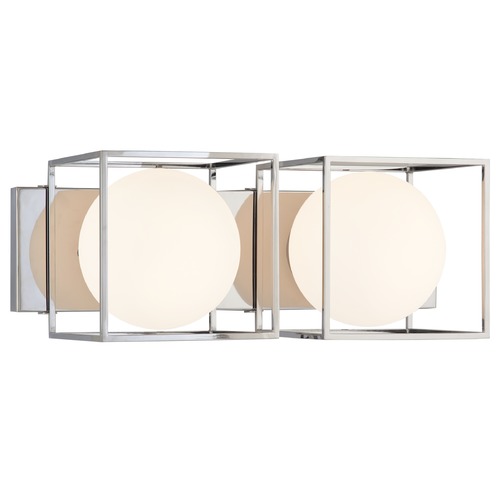 Matteo Lighting Squircle Chrome Bathroom Light by Matteo Lighting S03802CH