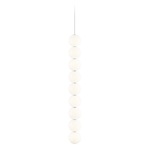 Visual Comfort Modern Collection Orbet 9-Light LED Pendant in Polished Nickel by Visual Comfort Modern 700TDOBT9N-LED927