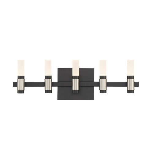 Albany 20-Inch LED Vanity Light in Silver & Black by Eurofase Lighting