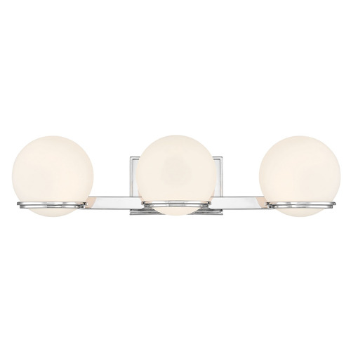 Hollywood Nights Chrome LED Bathroom Light by Minka Lavery