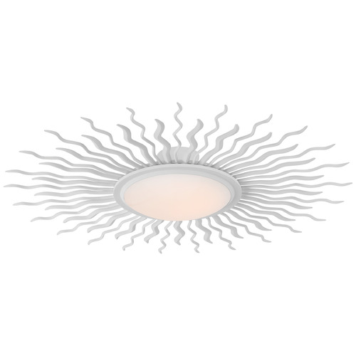 Avant Matte White White Glass Large Chandelier