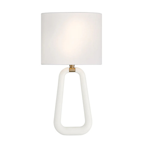 Crystorama Lighting Jori 2-Light Wall Sconce in Aged Brass & White by Crystorama Lighting JOR-7352-AG-MT