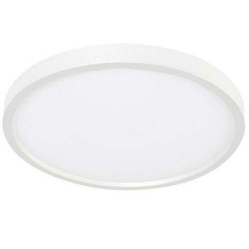 Afx Lighting Edge Round White LED Flushmount Light