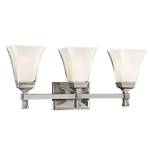 Hudson Valley Lighting Kirkland 3-Light  Bath Light in Satin Nickel by Hudson Valley Lighting 1173-SN