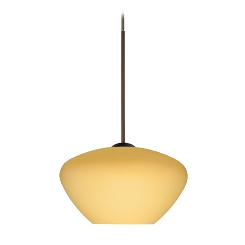 Besa Lighting Besa Lighting Peri Bronze Mini-Pendant Light 1XT-5410VM-BR