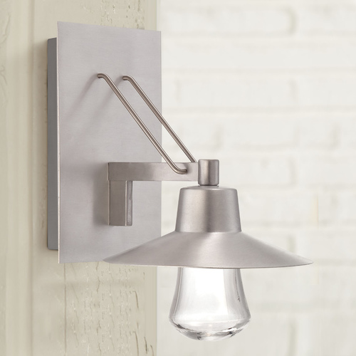 Modern Forms Suspense Brushed Aluminum LED Outdoor Wall ...