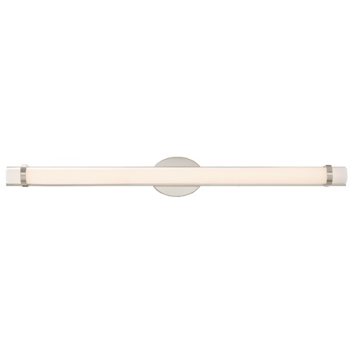 Slice Polished Nickel LED Bathroom Light by Nuvo Lighting