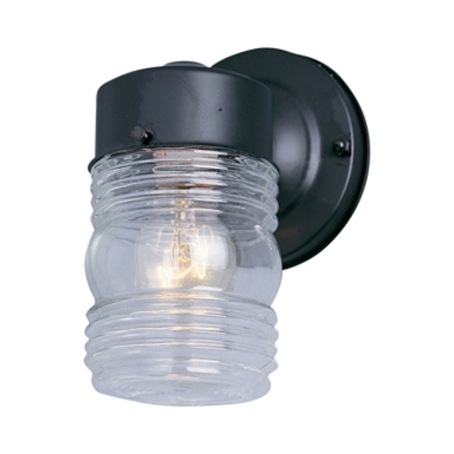 Side Door Black Outdoor Wall Light by Maxim Lighting