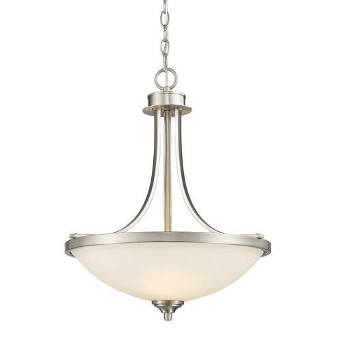 Bordeaux Brushed Nickel Pendant by Z-Lite