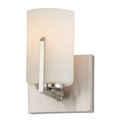 Dart Satin Nickel Sconce by Maxim Lighting