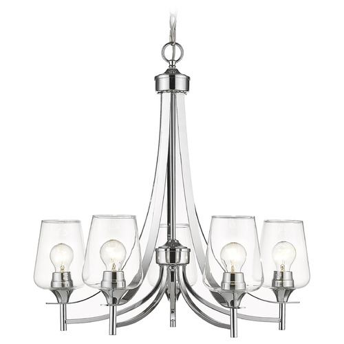 Z-Lite Joliet Chrome Chandelier by Z-Lite 473-5CH