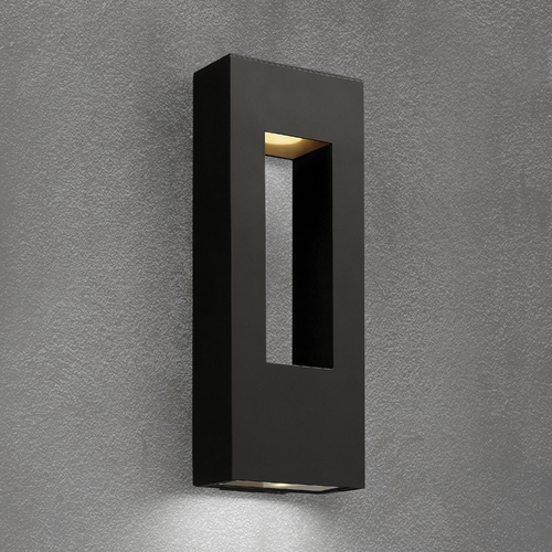 Atlantis 24-Inch Satin Black LED Outdoor Wall Light by Hinkley Lighting