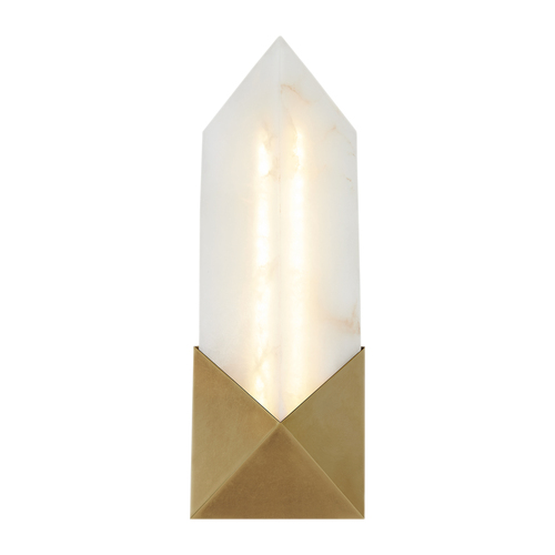 Alora Lighting Alan Pepin Caesar Vintage Brass LED Sconce