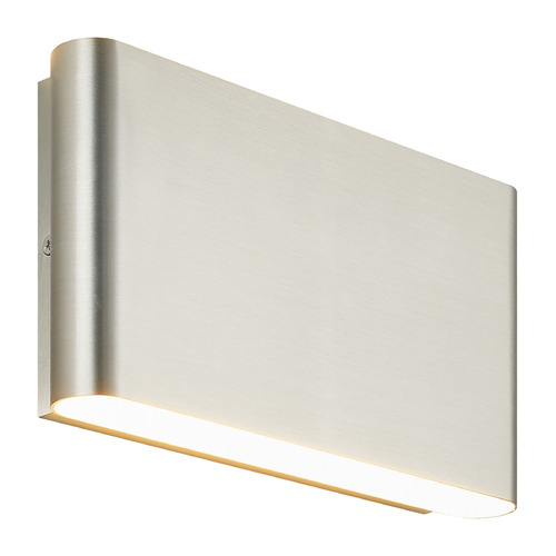 Matteo Lighting Beckett Brushed Nickel LED Outdoor Wall Light